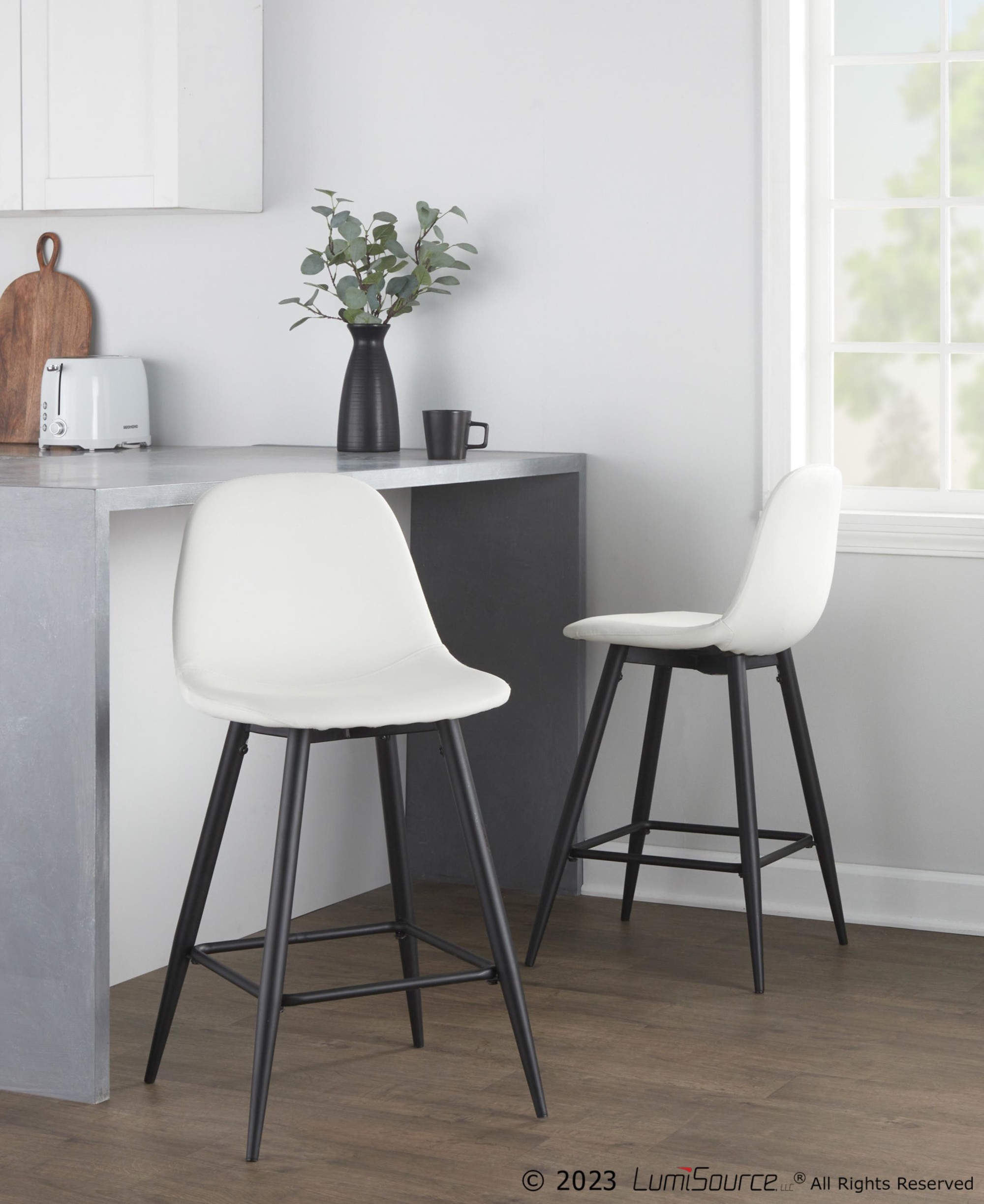 Lumisource pebble 2025 counter stool